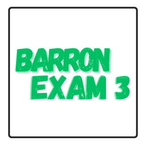 Barron Exam 3