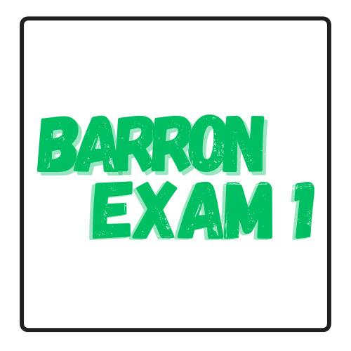 Barron Exam 1