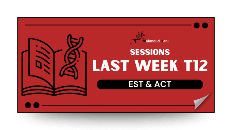 Last Week T12 – sessions