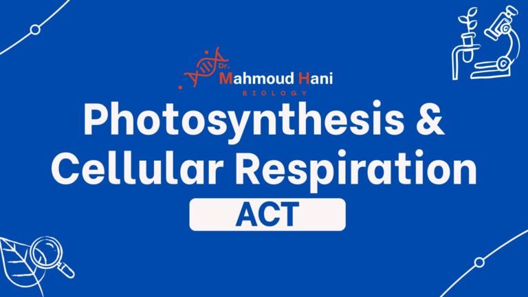 Photosynthesis & Cellular Respiration Pt1 – ACT