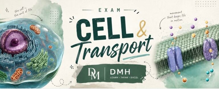 Cell and transport – Revision